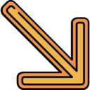 multimedia,arrows,multimedia option,orientation,directional,diagonal arrow,diagonal